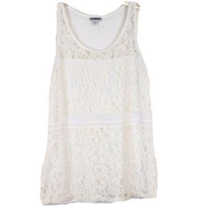 Express Lace Tank Top Size Small